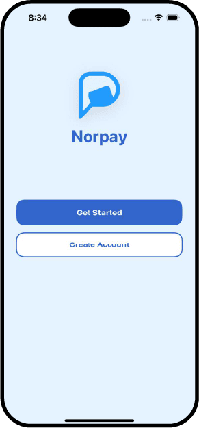 Norpay App Screen 2